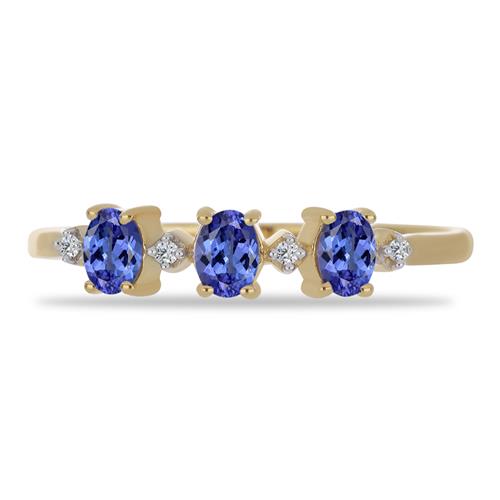BUY 925 SILVER NATURAL TANZANITE GEMSTONE UNIQUE RING  